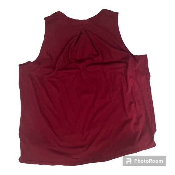 Athletic Works Tank Top.  Size XL.  Dark Red - Picture 7 of 8